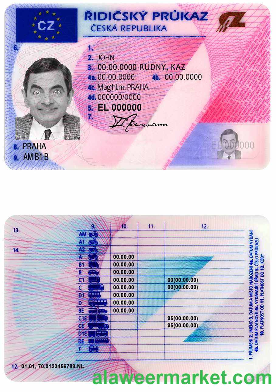 Czech driving license